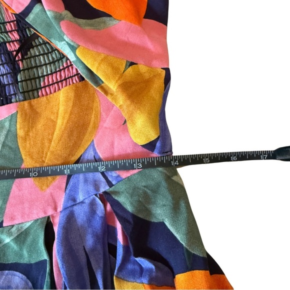 Petal & Pup LeLe Halter Wide Leg Jumpsuit Tropical Print Size Large EUC - Picture 10 of 13